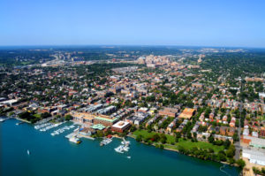 Aerial of Alexandria, Virginia